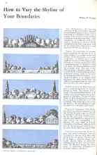 Better Homes & Gardens April 1931 Magazine Article: How to Vary the Skyline of Your Boundaries
