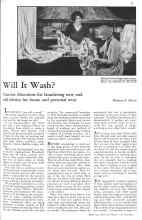 Better Homes & Gardens April 1931 Magazine Article: Will It Wash?