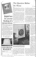 Better Homes & Gardens April 1931 Magazine Article: The Question Before the House
