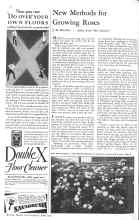 Better Homes & Gardens April 1931 Magazine Article: New Methods for Growing Roses