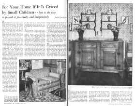 Better Homes & Gardens April 1931 Magazine Article: For Your Home If It Is Graced by Small Children