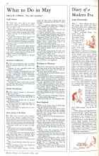 Better Homes & Gardens May 1931 Magazine Article: What to Do in May