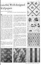 Better Homes & Gardens May 1931 Magazine Article: Colorful, Well-designed Wallpapers