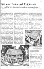 Better Homes & Gardens May 1931 Magazine Article: Diamond Panes and Casements