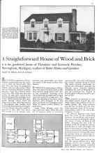 Better Homes & Gardens May 1931 Magazine Article: A Straightforward House of Wood and Brick