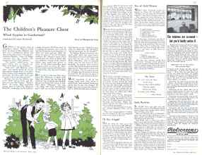 Better Homes & Gardens May 1931 Magazine Article: The Children's Pleasure Chest