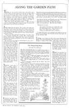 Better Homes & Gardens June 1931 Magazine Article: ALONG THE GARDEN PATH