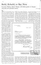Better Homes & Gardens June 1931 Magazine Article: Build, Rebuild, or Buy Now