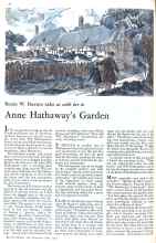 Better Homes & Gardens June 1931 Magazine Article: Anne Hathaway's Garden