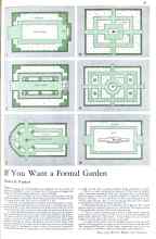 Better Homes & Gardens June 1931 Magazine Article: If You Want a Formal Garden
