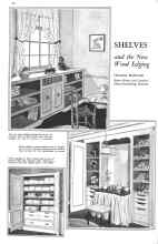 Better Homes & Gardens June 1931 Magazine Article: SHELVES and the New Wood Edging