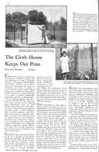 Better Homes & Gardens June 1931 Magazine Article: The Cloth House Keeps Out Pests