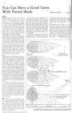 Better Homes & Gardens June 1931 Magazine Article: You Can Have a Good Lawn With Partial Shade