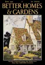 Better Homes & Gardens June 1931 Magazine Cover