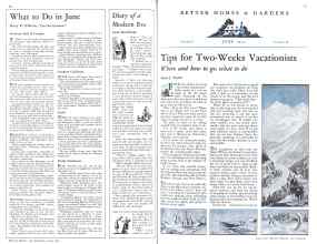 Better Homes & Gardens June 1931 Magazine Article: Page 10