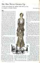 Better Homes & Gardens July 1931 Magazine Article: She Has Never Grown Up