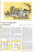 Better Homes & Gardens July 1931 Magazine Article: A Sunny Cottage from the Southland