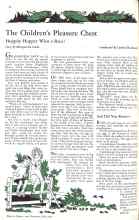 Better Homes & Gardens July 1931 Magazine Article: The Children's Pleasure Chest