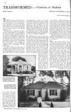 Better Homes & Gardens July 1931 Magazine Article: TRANSFORMED--Victorian to Modern