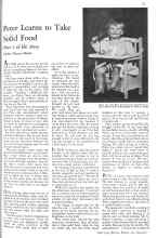 Better Homes & Gardens July 1931 Magazine Article: Peter Learns to Take Solid Food