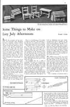Better Homes & Gardens July 1931 Magazine Article: Some Things to Make on Lazy July Afternoons