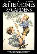 Better Homes & Gardens July 1931 Magazine Cover