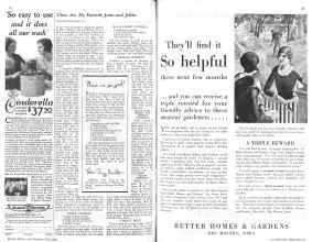 Better Homes & Gardens July 1931 Magazine Article: Page 50
