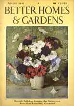 Better Homes & Gardens August 1931 Magazine Cover