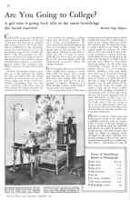 Better Homes & Gardens September 1931 Magazine Article: Are You Going to College?