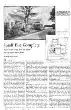 Better Homes & Gardens September 1931 Magazine Article: Small But Complete