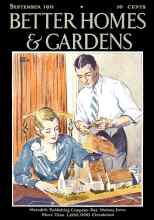 Better Homes & Gardens September 1931 Magazine Cover