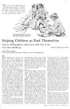 Better Homes & Gardens October 1931 Magazine Article: Helping Children to Find Themselves
