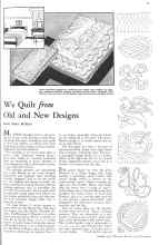 Better Homes & Gardens October 1931 Magazine Article: We Quilt from Old and New Designs