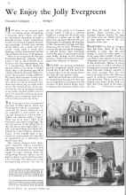 Better Homes & Gardens October 1931 Magazine Article: We Enjoy the Jolly Evergreens