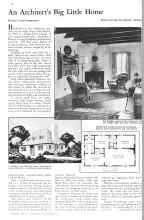 Better Homes & Gardens October 1931 Magazine Article: An Architect's Big Little Home