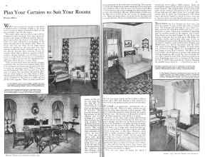 Better Homes & Gardens October 1931 Magazine Article: Plan Your Curtains to Suit Your Rooms