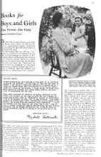 Better Homes & Gardens November 1931 Magazine Article: Books for Boys and Girls