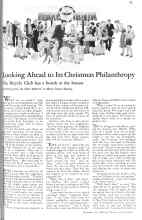 Better Homes & Gardens November 1931 Magazine Article: Looking Ahead to Its Christmas Philanthropy