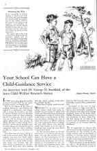 Better Homes & Gardens December 1931 Magazine Article: Your School Can Have a Child-Guidance Service