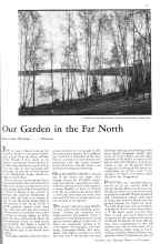 Better Homes & Gardens December 1931 Magazine Article: Our Garden in the Far North