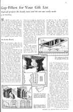 Better Homes & Gardens December 1931 Magazine Article: Gap-Fillers for Your Gift List