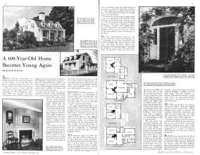 Better Homes & Gardens December 1931 Magazine Article: A 100-Year-Old Home Becomes Young Again