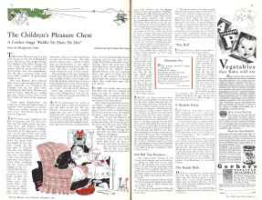 Better Homes & Gardens December 1931 Magazine Article: The Children's Pleasure Chest