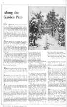 Better Homes & Gardens January 1932 Magazine Article: Along the Garden Path