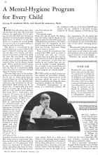 Better Homes & Gardens January 1932 Magazine Article: A Mental-Hygiene Program for Every Child