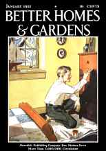 Better Homes & Gardens January 1932 Magazine Cover