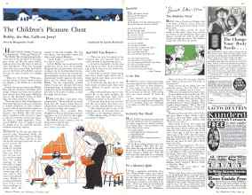 Better Homes & Gardens January 1932 Magazine Article: The Children's Pleasure Chest