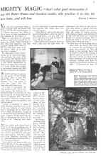 Better Homes & Gardens February 1932 Magazine Article: MIGHTY MAGIC