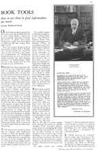 Better Homes & Gardens February 1932 Magazine Article: BOOK TOOLS