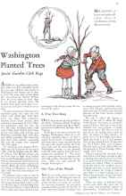 Better Homes & Gardens February 1932 Magazine Article: Washington Planted Trees